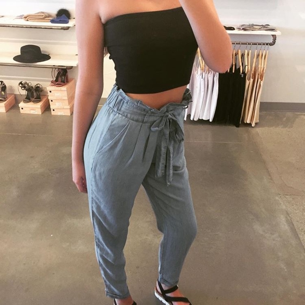 Chambray pants
